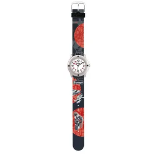 Scout Star Kids 34 mm Kunstledergehäuse schwarz Armband orange