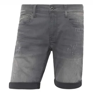 G-Star 3301 Slim 1/2 Kurze Jeans Light Aged Destroy 31