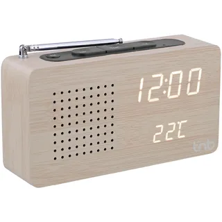 T'nB Multifunktionaler Radiowecker braun