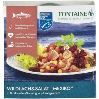 Fontaine - Wildlachs-Salat Mexiko in Bio-Tomatendressing 200 g