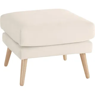 OTTO home Hocker »Bille« mit Eiche-Beinen, Design by Morten Georgsen, beige