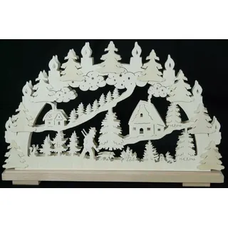 Schwibbogen Waldfreude klein b x h= 50x32cm NEU Lichterbogen Fensterschmuck Holz