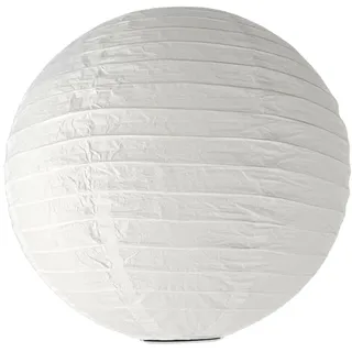 Papierschirm Deko weiß Schirm, Ersatzschirm, Lampenglas für Pendellampe, Tischlampe, Fluter Leuchte Papier-Lampenschirm Ø 40cm Weiß – Ersatzschirm & Deko-Lampenschirm