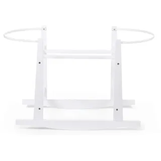 Childhome Wiegengestell , Weiß , Holzwerkstoff , teilmassiv , 85x46x54 cm , EN 71 , stabiles Gestell, einfacher Aufbau , Babymöbel & Kindermöbel, Babyzimmer, Babybetten, Stubenwagen & Babywiegen