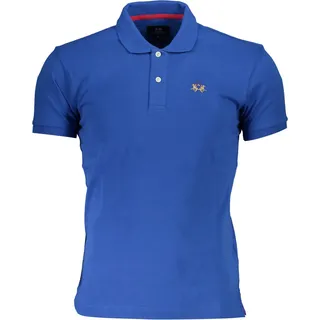 LA MARTINA Polo Herren Textil Blau SF18433 - Größe: L - Blau