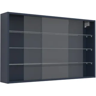 VCM Hängevitrine Drivalo XL 100 x 15 x 60 cm Schwarz