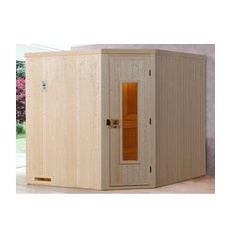 Weka Element-Ecksauna 508 BioS Set Gr. 4 mit Holztür