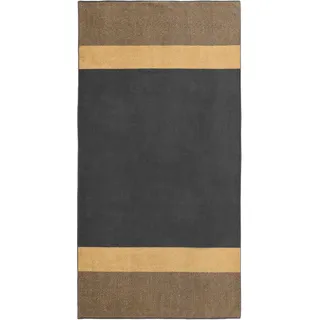 Dyckhoff Saunatuch XL Two-Tone Stripe gelb 100,0 x 200,0 cm