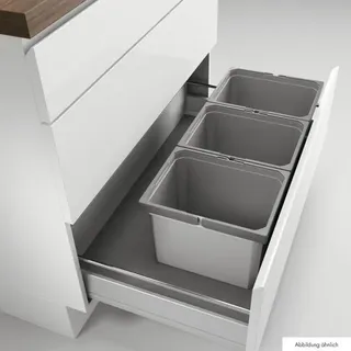 Cox Box 235 K/900-3, Abfallsammler für vorhandene Auszüge, mit Biodeckel, hellg