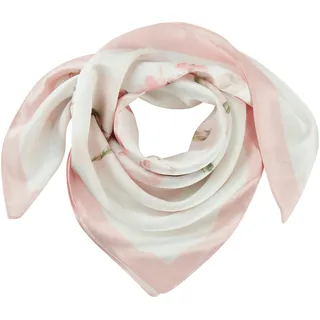 Laura Scott Halstuch mit filigranem Blumenmuster - NEW, rosa