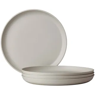 Mepal Frühstücksteller Silueta 23 cm rosa 4er Set