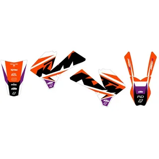 Blackbird Racing Dream 5 Ktm Sx 85 17/14 06-12/sx 85 19/16 06-12 Aufkleber - Black / Blue / Orange / White - One Size