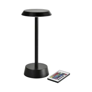 DUNI LED Lampe Nour, kabellos, 26,3 x Ø 11,9 cm, Robuste LED-Lampe im schicken Design, 1 Karton = 6 Stück, Farbe: graphite