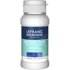 Lefranc & Bourgeois 300661 Malmittel, für Acrylfarben zum erzeugen von Lasuren, transparent Glänzendes flüssiges Medium - 120ml