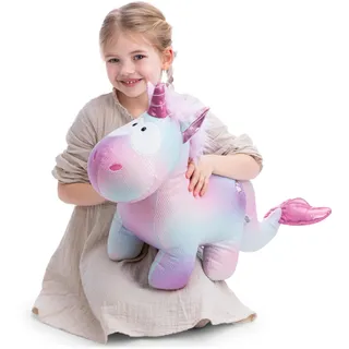 NICI Kuscheltier Einhorn Nerina 45cm - 63100 | Stofftier aus weichem Plüsch zum Liebhaben, Knuddeln und Spielen, bezaubernde Geschenkidee für Kinder und Erwachsene