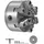 6-Backen-Drehfutter 160 mm selbstzentrierendes Spannfutter mit D1-4 Cam Lock-Trägerplatte 3-145 mm Spannbereich mit T-Schlüsselschrauben HT300-Material für Holz-Metall-Drehmaschinen