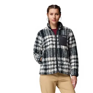 Columbia West Bend Print Fleecejacke Schwarz M
