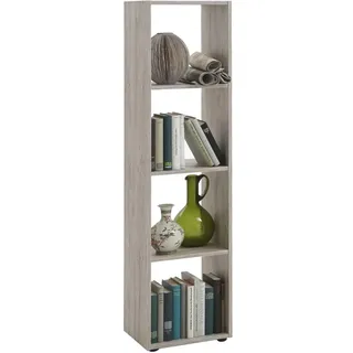 FMD Mega 4 Aktenregal 36,5 x 33 x 138,5 cm braun