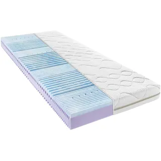 Sleeptex Jugendmatratze , Weiß , Textil , H1 + H2 , Füllung: Polyester , rechteckig , 90x200 cm , Textiles Vertrauen - Oeko-Tex®, Made in Germany, Oeko-Tex® Standard 100 , Bezug abnehmbar/waschbar, Ober- und Unterseite versteppt, klimatisierte Belüftungskanäle, optimale Belüftung, Tragegriffe, atmungsaktiv, schadstoffgeprüft, alternative Größen erhältlich, Wendematratze , Schlafzimmer, Matratzen