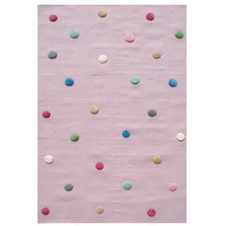 Xxxl Kinderteppich , Multicolor, Flieder , Textil , Punkte , rechteckig , 160x230 cm , für Fußbodenheizung geeignet, in verschiedenen Größen erhältlich, pflegeleicht, strapazierfähig , Teppiche und Böden, Teppiche, Kinderteppiche