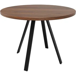 Urban Meuble Ø 80 cm Walnuss/schwarz