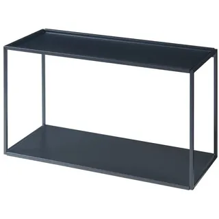 [en.casa] Notodden Wandregal 60 x 25 x 35 cm Schwarz