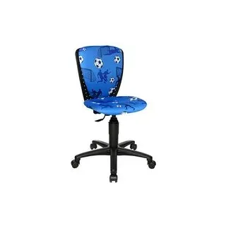 Topstar Kinderdrehstuhl High S'cool®, 70570 CA40 Stoff blau, Gestell schwarz