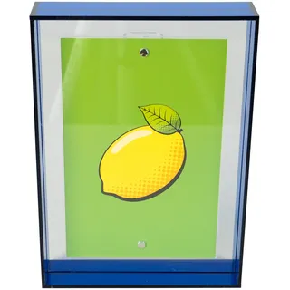 Queence Wechselrahmen modern blau 10x15 cm 1 St.