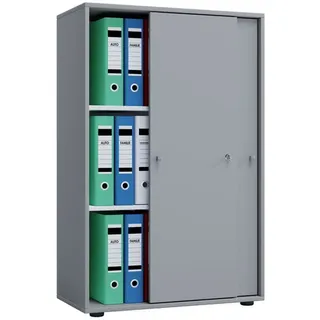 VCM Lona Aktenschrank 70 x 37 x 110 cm grau