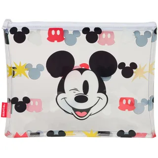 Safta Mickey Mouse Beach Damen-Tasche Transparent/Mehrfarbig