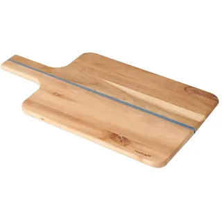 MASTRAD Schneidebrett aus Holz – faltbar – großes Format – 42 cm x 20 cm x 1,2 cm, Akazie, Braun