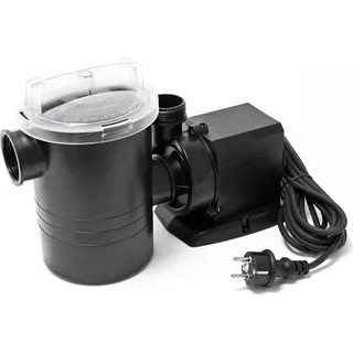 Wiltec Poolpumpe schwarz 8000 l/h 100 W