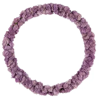 Logbuch-Verlag Sommer Ostern Frühling Türkranz Ring Kunstblumen lila Dekokranz Allium Kunstblumenkranz Sommerdeko 28 cm