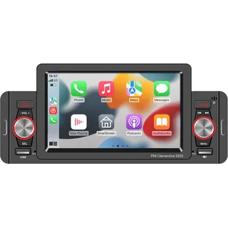 PNI Clementine 9555 1DIN Display 5 Zoll 4 x 50W, Bluetooth, UKW-Radio, Carplay, RDS-Funktion