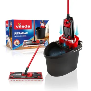 Vileda Wischmopp Ultramax Rot/Schwarz 3 St.