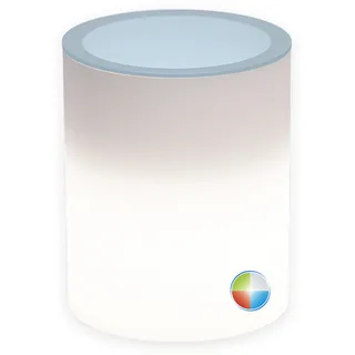 NIEDRIGER TISCH CAFFÉ TISCH LEUCHTEND AUS HARZ LICHT LOUNGE LED RGB MIT BATTERIE