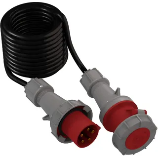 Doktorvolt CEE Verlängerungskabel Kabel 5m 63A IP67 Starkstromkabel 5x10mm2 PCE Doktorvolt® DV-2803-CEE-63