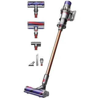 Dyson Cyclone V10 Absolute beutel- und kabelloser-/Softwalze/Handstaubsauger (inkl. 3 Elektrobürsten mit Direktantrieb bzw., Nickel-Cobalt-Aluminium Akku, Wandhalterung und Ladestation)