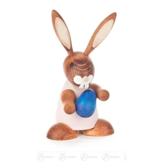 Ostern & Frühjahr Hase lila mit Ei h=ca 9,5cm NEU Erzgebirge Osterhase Osterdeko