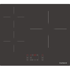 Corberó CCIM3366 Induktionskochfeld mit 3 Zonen, Leistung 6600 W, Touch-Steuerung, 3 Boosters, große Zone 30 cm, Timer 99 Minuten, automatische Sicherheitsabschaltung