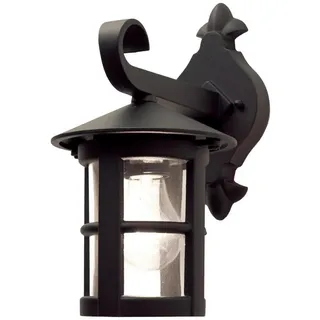 Elstead Lighting Außenwandleuchte Aluminium/Glas/Metall 294,0 cm dimmbar IP43 E27 schwarz