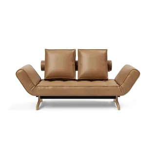 Innovation Living TM "Ghia Schlafsofa, Couch mit Wohlfühl-Faktor", eine große Liegefläche mit geringer Stellfläche, beidseitig abklappbar,