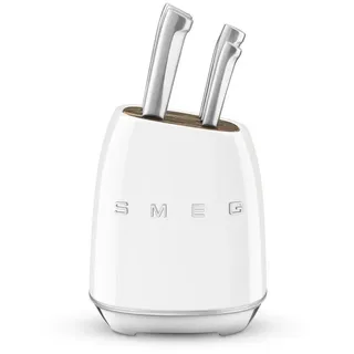 Smeg Messerblock 6-tlg. Weiß