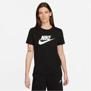 Nike Sportswear Essentials Damen-T-Shirt Black/White XS