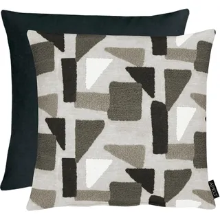 APELT Dekokissen »Tablo« Wendekissenhülle mit Füllung, 1 Stück, grau