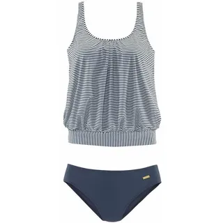 LASCANA Oversize-Tankini Damen marine-gestreift Gr.38