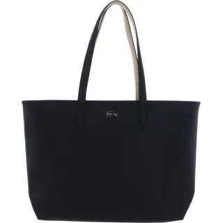 Lacoste Schultertasche Anna Zipped Shopping Bag Noir Krema