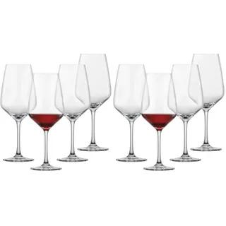 Schott Zwiesel Rotweinglas Tulip 4er Set, Weingläser für Rotwein aus Tritan Kristallglas, spülmaschinenfestes Kristallglas, 123606 (Packung mit 2)