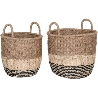 Korbset , Naturfarben , Naturmaterialien , Ordnen & Aufbewahren, Körbe, Dekokörbe