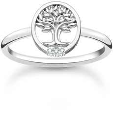 Bild von Damen Ring Tree of Love mit Steinen 925 Sterlingsilber TR2375-051-14